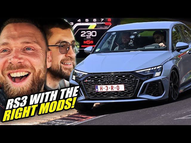 No Audisteer?! THE BEST Audi RS3 8Y I've Driven! // Nürburgring class=
