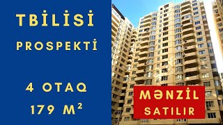 👉EV ELANI ❗ TBİLİSİ PROSPEKTİ YENİ TİKİLİDƏ 4 Otaq 179 m² MƏNZİL SATILIR ❗