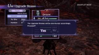 WARRIORS OROCHI 3 Ultimate Upgrade Stone Glitch