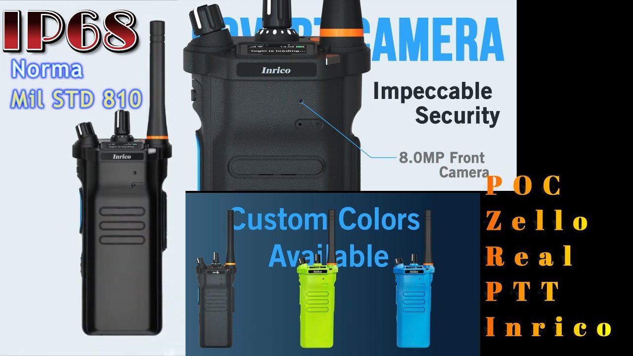 Contruido para comunicacion Critica POC IRC590 Inrico