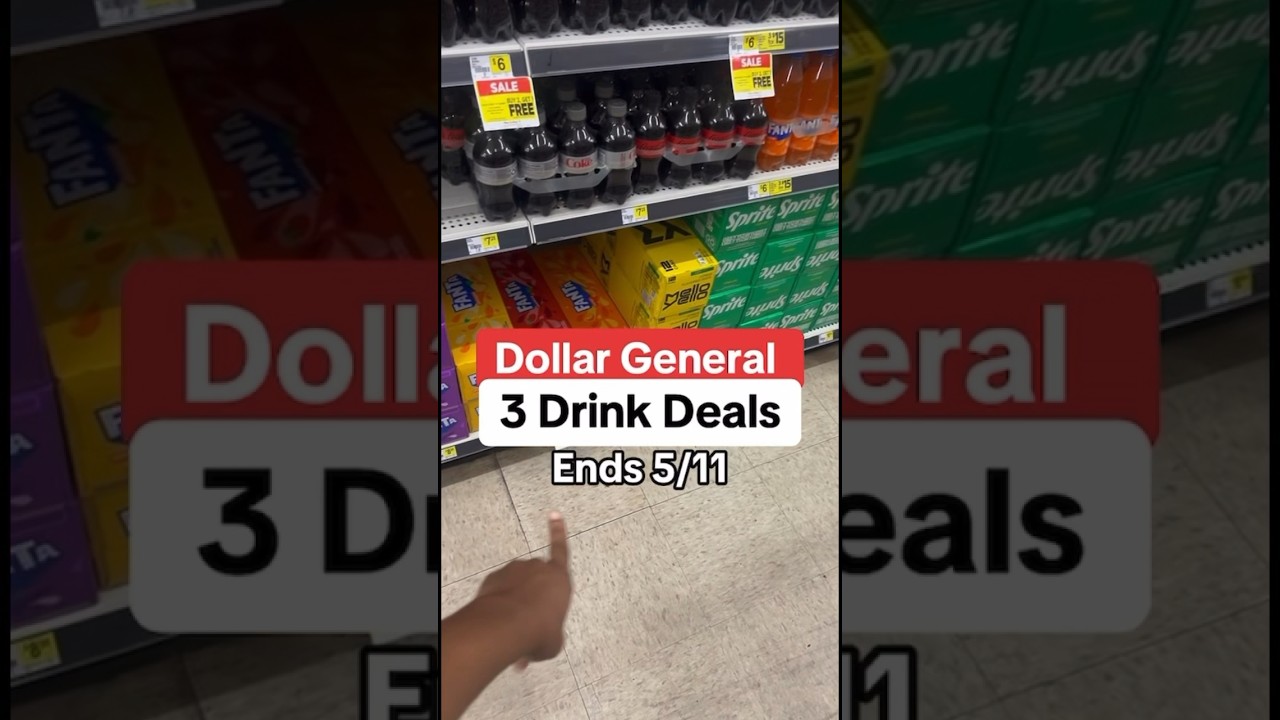 Cheap Drink Deals at Dollar General 5/5-5/11 | Save Money On Groceries!