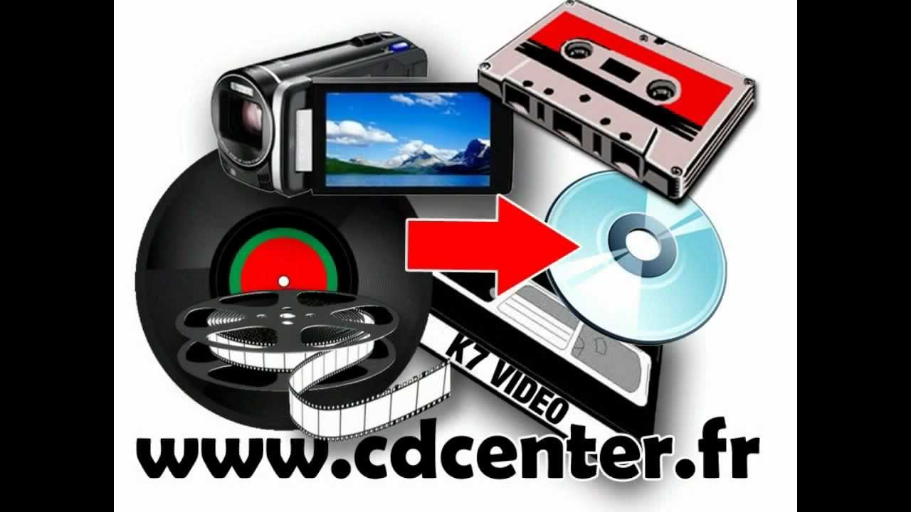 transfert de cassettes video sur dvd à 9.90€ YouTube