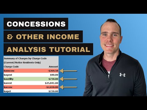 Multifamily Rent Roll: Concessions & Other Income Analysis Tutorial