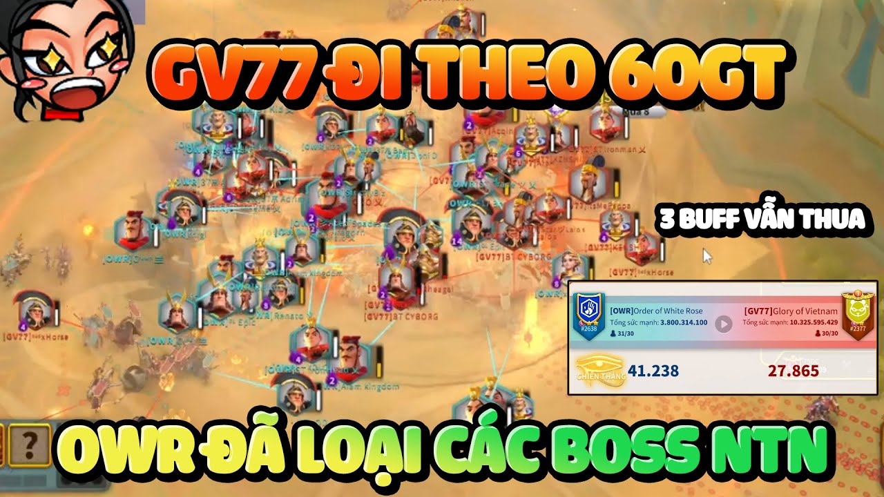Đây Là Cách GV77 Đã Để Thua OL Trước OWR - 1960 Gọi 2377 Trả Lời - Rise of Kingdoms 