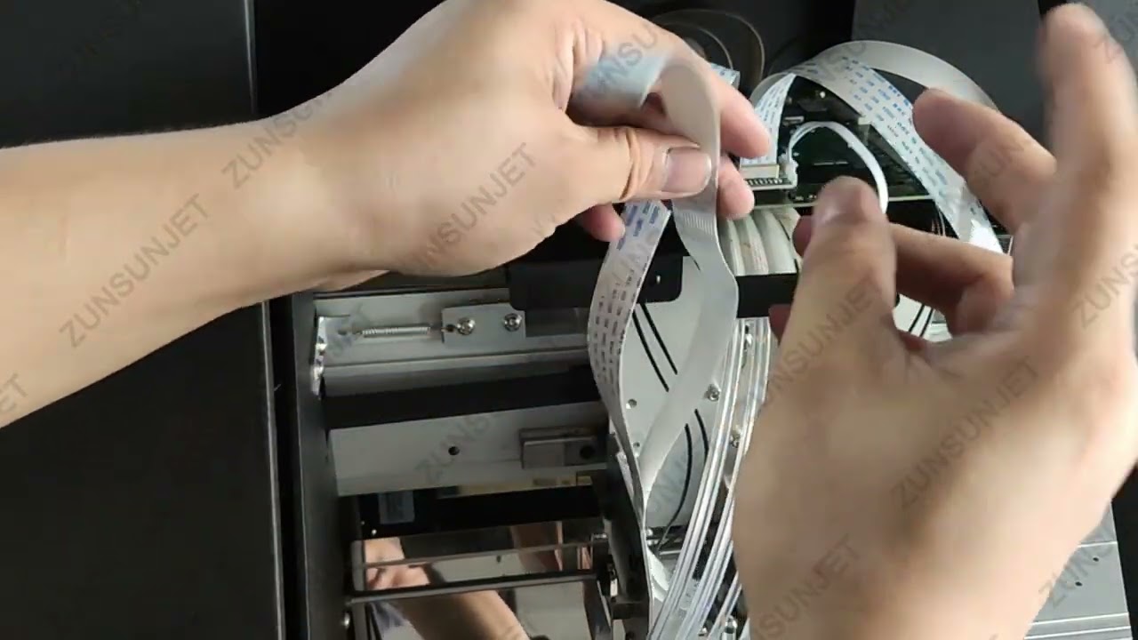 How to correctly install the i3200 print head