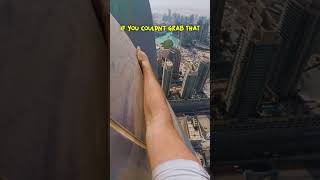 Terrifying Skyscraper Climb Down 😩 #shorts screenshot 5
