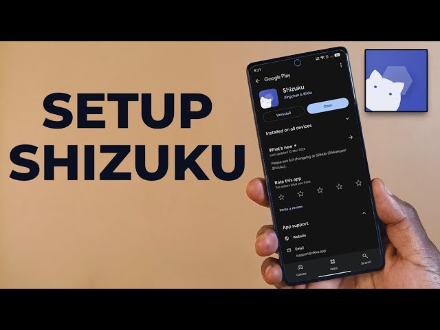How To Setup Shizuku without Using a PC - YouTube