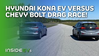 2020 Bolt EV Vs Kona Electric Drag Race