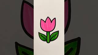 Cute flower drawing for kids #shorts #shortsfeed #trending #flowers