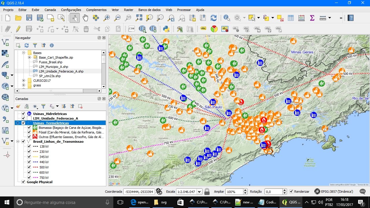 QGIS: Criação de Arquivos SVG Editáveis
