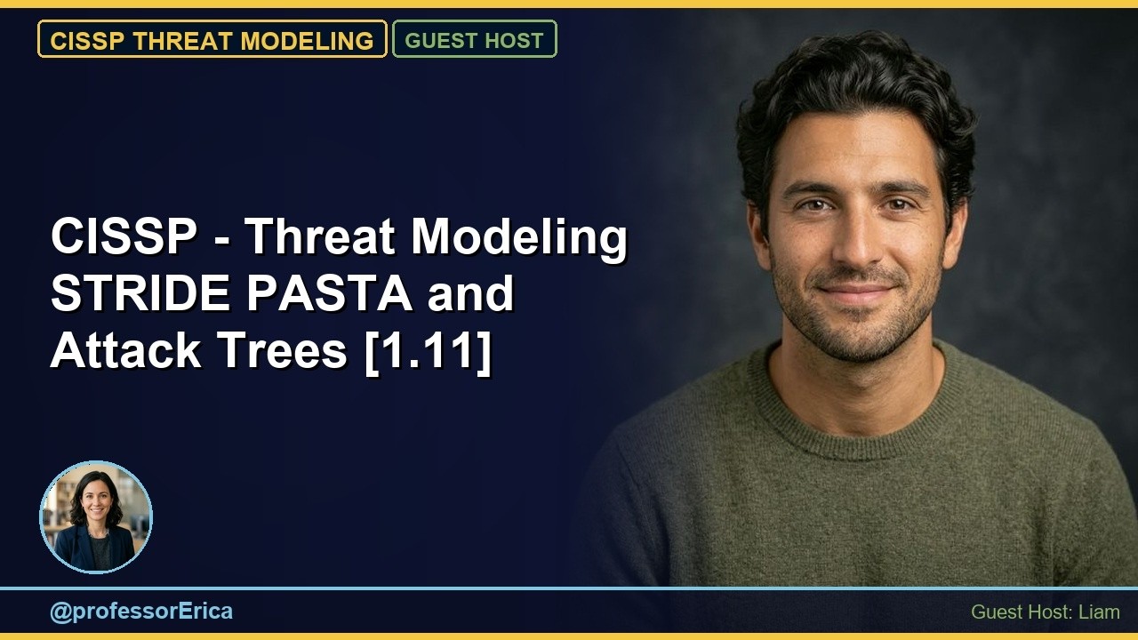 CISSP - Threat Modeling STRIDE PASTA and Attack Trees [1.11] (2026 ...