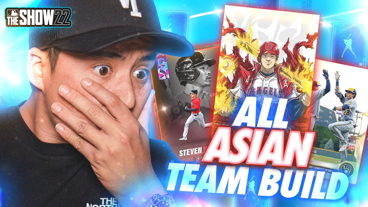 I used an ALL ASIAN TEAM BUILD in MLB The Show 22!