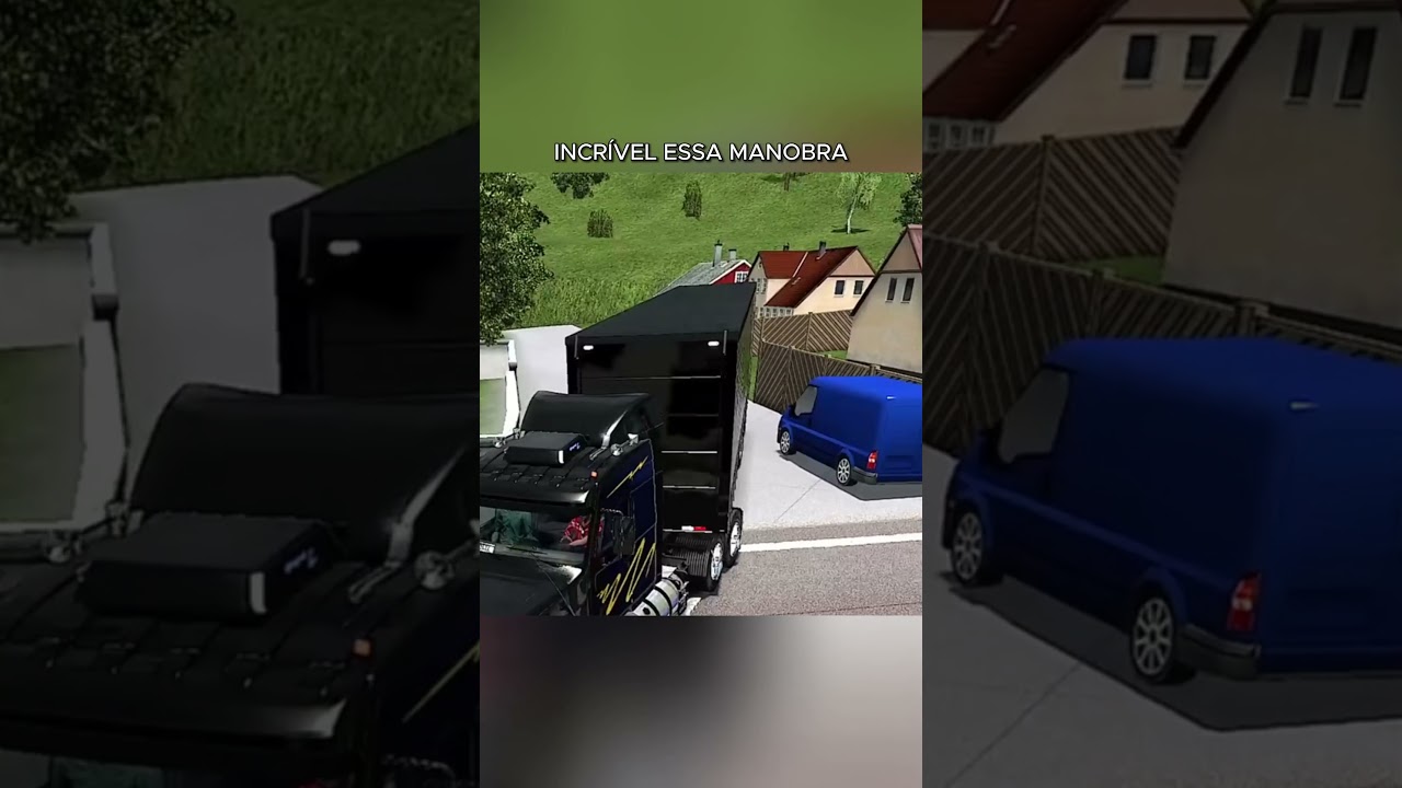 INCRÍVEL ESSA MANOBRA COM FRETE DE MUDANÇA - 