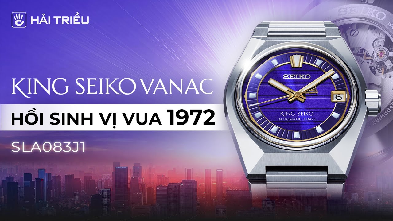  King Seiko VANAC Tokyo Twilight SLA083J1 trở lại - Vị vua bị bỏ rơi 5 thập kỷ trước!