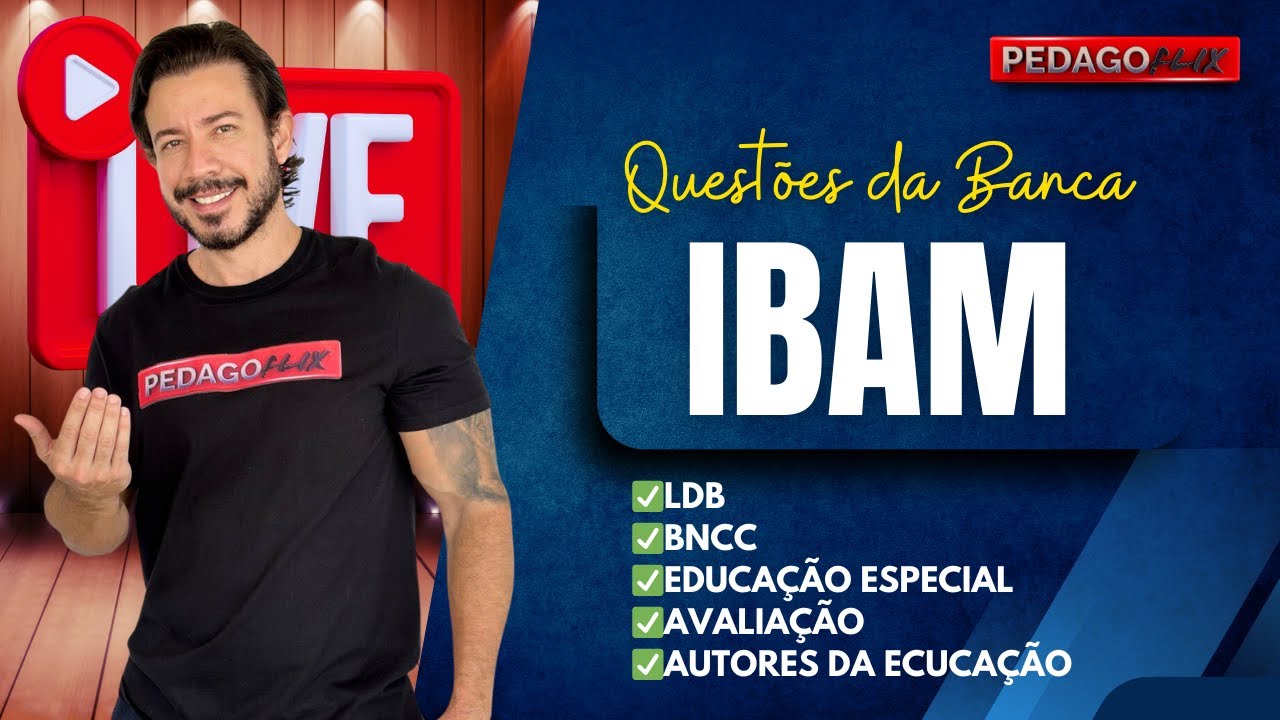 🔴Ao vivo: Simulado Banca IBAM