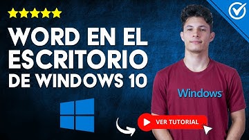 Cómo PONER WORD en el ESCRITORIO de Windows 10 | 🖥️ Crear Accesos Directos 🖥️