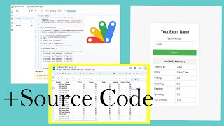 Google Apps Script Tutorial: Building an Exam Result Viewer from Google Sheets + Free  Source Codes screenshot 3