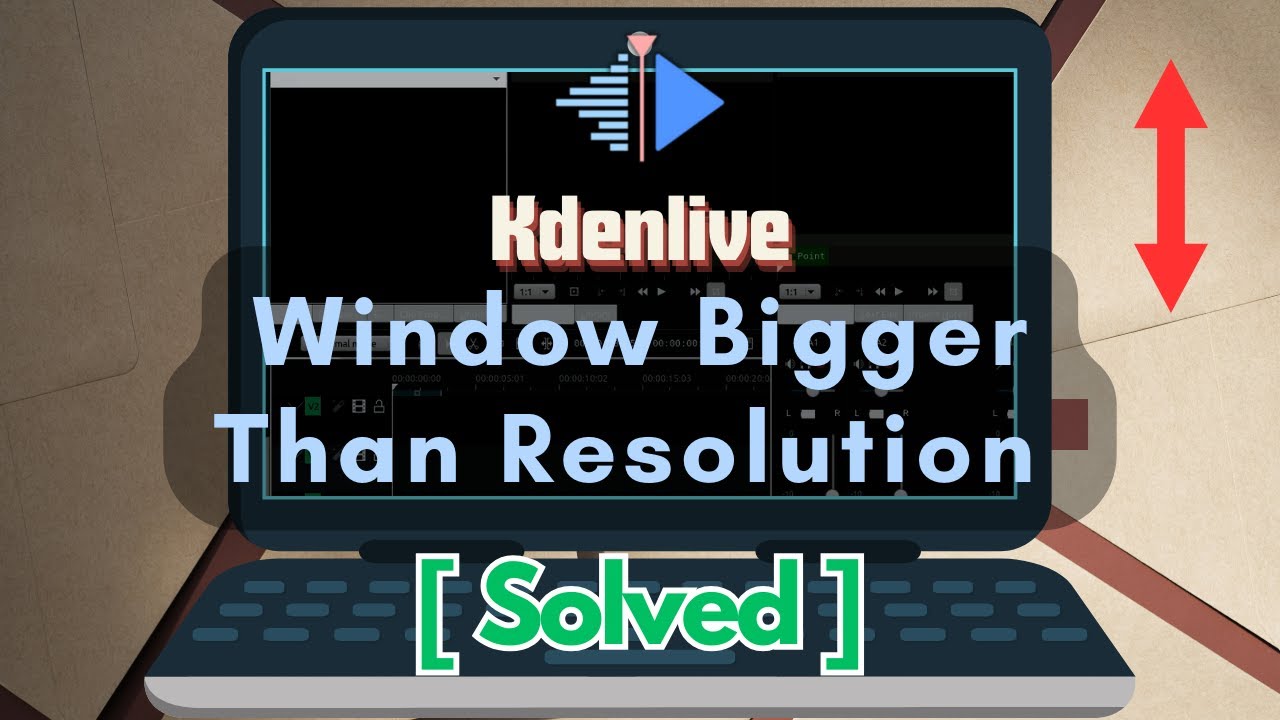 No Resizing How to fix No Resize, Not Moving Kdenlive window | linux - YouTube