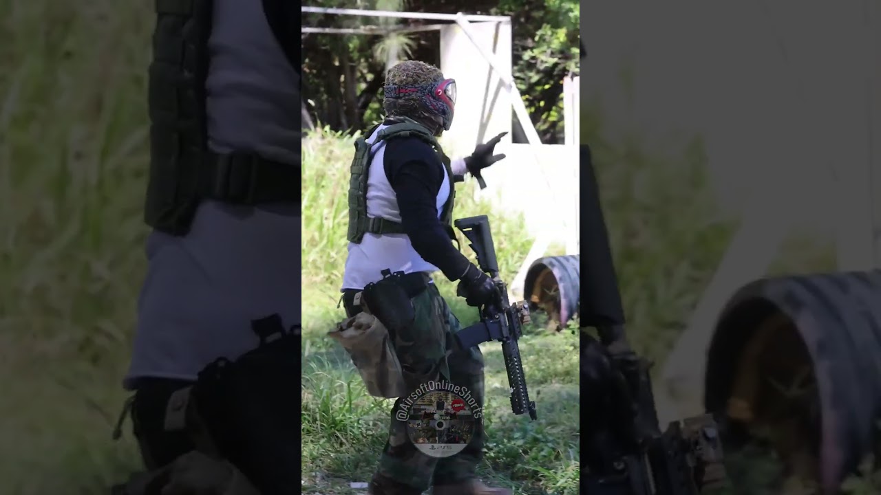 Airsoft Player Avenges Friendly - Clip 1269 