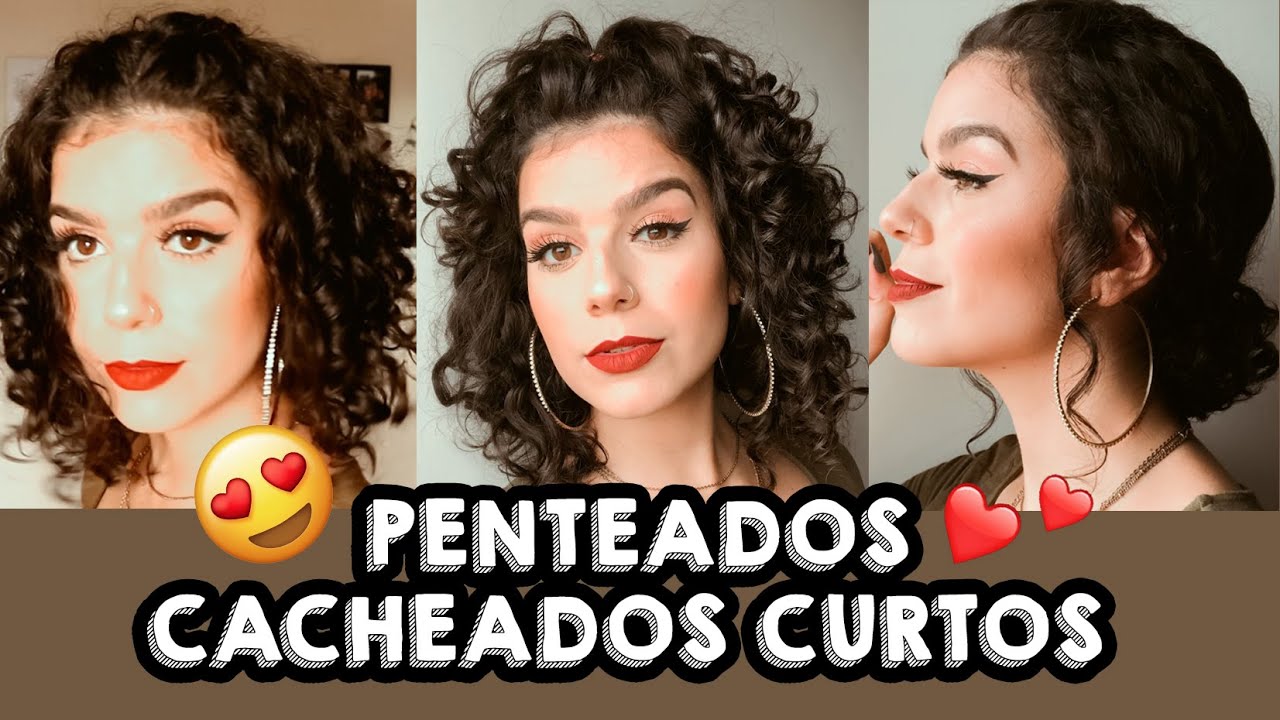 3 Penteados Para Cabelo Curto - Youtube