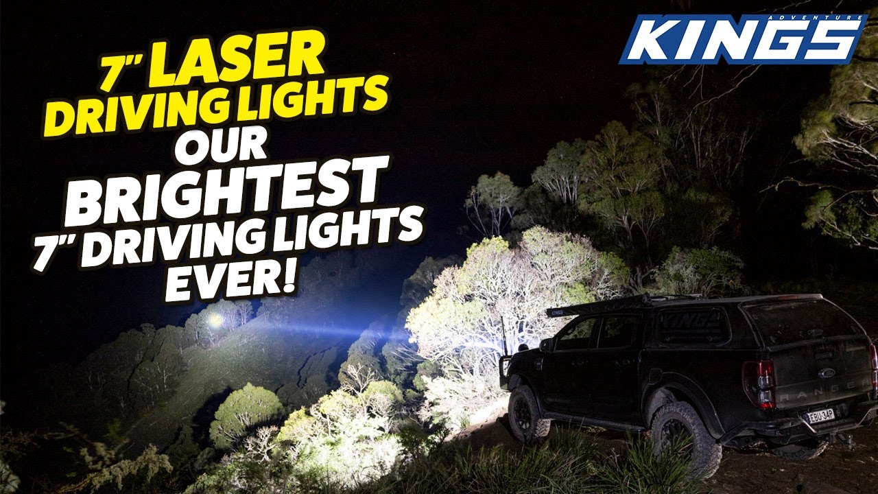 Kings BRIGHTEST EVER 7" Driving Lights With Game Changing Laser