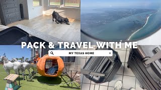 PACKING FOR FLORIDA & 4AM TRAVEL DAY | I almost flooded the house, sunny relaxing day in Tampa