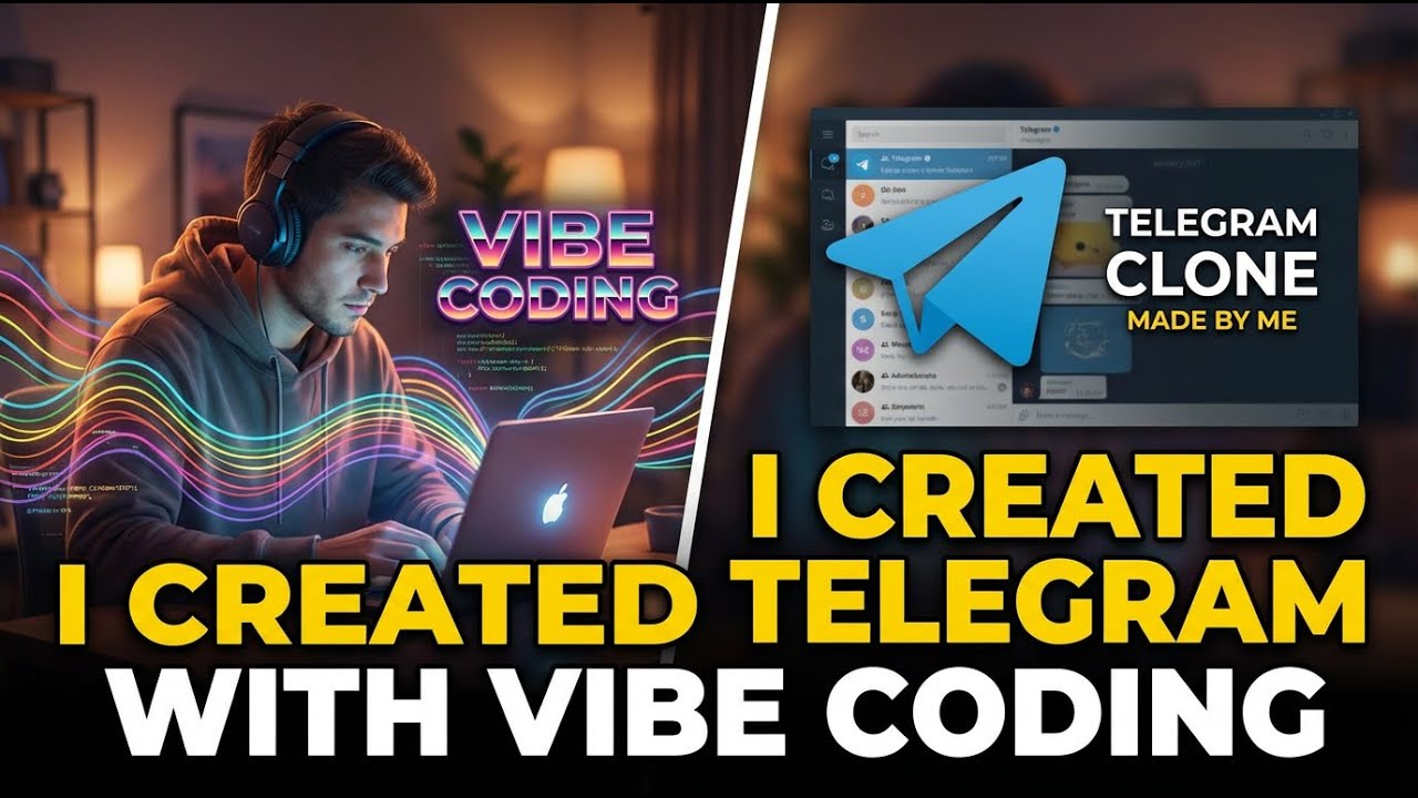 Day 3/100 I create a Telegram clone with Vibe Coding