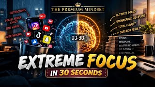 Achieve Instant Focus In Just 30 Seconds 🔥| 5 Scientific Methods | The Primium Mindset