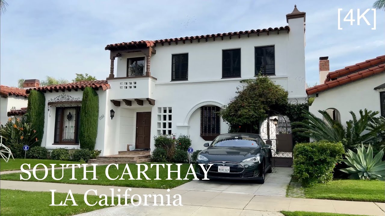 SOUTH CARTHAY Los Angeles California - driving tour [4K]