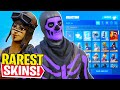 My TOP 10 RAREST FORTNITE SKINS.. (EPIC)