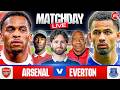 Arsenal 2 0 Everton Match Day LIVE Premier League