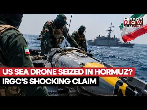 US' Underwater Drone 'Seized' By IRGC In Strait Of Hormuz, Iran Makes Major Claim | WATCH
