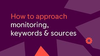 How to think about monitoring, use better keywords and find sources  | Training with Claire Wardle