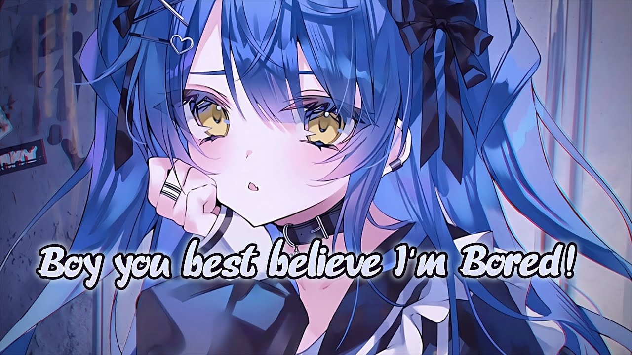 Talia Mar Bored (Sped Up) [Lyrics 8D Nightcore] USE HEADPHONES 🎧