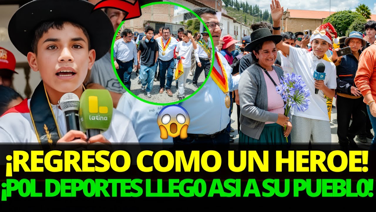 Con Lágrimas Y Orgullo: Así Recibió Andahuaylas A Sus Héroes Pol Deportes Y Su Hermano Keny