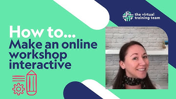 How to make an online workshop interactive