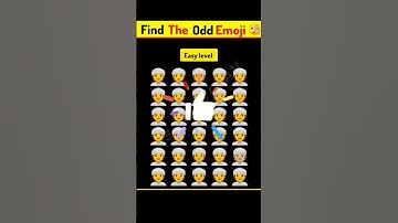 Memory Test🤯|| Find The Odd Emoji Out || Emoji Puzzle Quiz || part 23|| #shorts#emoji