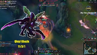 Khazix Qiuyi: Khazix vs Master Yi rank CN!