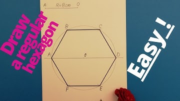 Constructing A Regular Hexagon Inscribed In A Given Circle , Using A Ruler And A Compass.