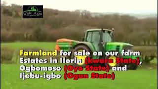 Farmland for sale on our farm estates in Nigeria