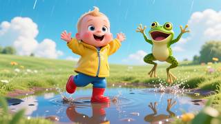Puddle Jump With Baby 🌧️👶 Fun Rainy Day Song for Kids | Nursery Rhymes & Outdoor Play 🎶✨