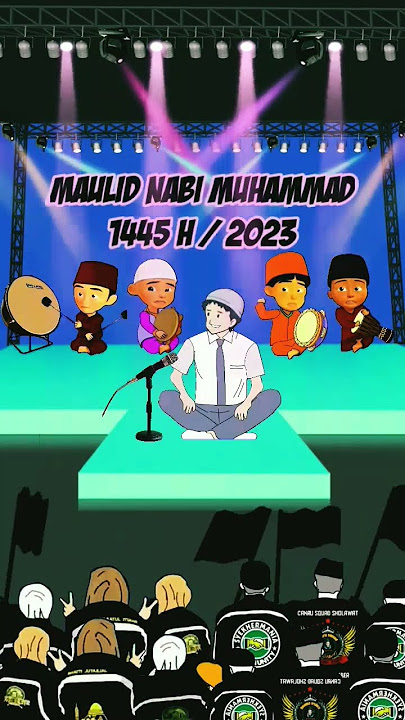 Khoirol bariyyah | animasi maulid nabi muhammad upin ipin hadroh #shorts #khoirolbariyyah