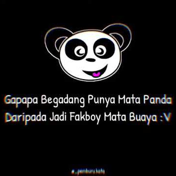 Yang Punya mata panda kita satu server😂story wa 30 detik | Ndykxz