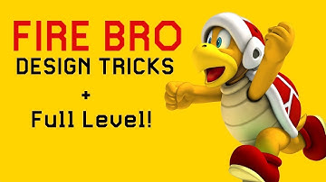 Fire Bro Design Tips and Ideas [Mario Maker 2]