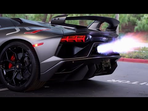 Lamborghini Aventador SVJ Gintani exhaust ULTIMATE sound HEADPHONE USERS BEWARE PURE SOUND