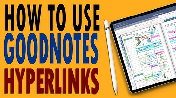 How To Use Hyperlinks in GoodNotes5, Digital Planning tutorials