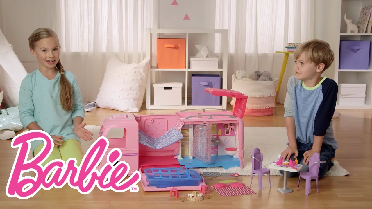 Barbie Dream Camper Demo, Barbie Camper With Bunk Beds