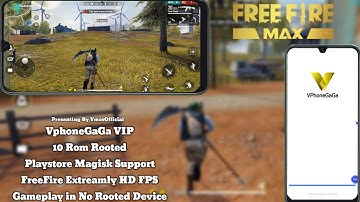 New VphoneGaGa VIP MOD Android 10 | FreeFire MAX Fixed Crash Full Gameplay