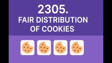 LeetCode - 2305 - Fair Distribution of Cookies | LeetCode Backtracking Explained Simply (C++)