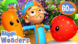 Whats The Difference Between Fruit and Vegetables? | Blippi Wonders | Educational Cartoons for Kids
